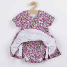 NICOL Dojčenské šatôčky-body Lea 74 (6-9m) Ružová