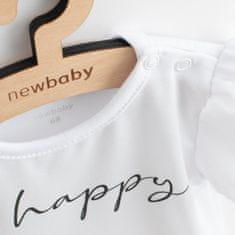 NEW BABY 2-dielna letná dievčenská súprava Be Happy 56 (0-3m)