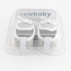 NEW BABY Dojčenské mokasíny-capačky šedá 3-6 m Sivá