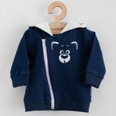 NEW BABY Dojčenské tepláčky a mikinka Animals Bear modrá 62 (3-6m) Modrá