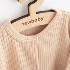 NEW BABY Dojčenský bavlnený overal Practical béžová 74 (6-9m) Béžová