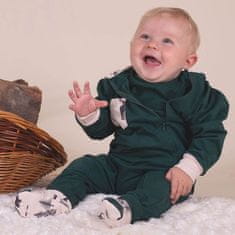 NICOL Dojčenské bavlnené tepláčky Bambi zelená 68 (4-6m) Zelená