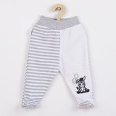 NEW BABY Dojčenské polodupačky Zebra exclusive 68 (4-6m) Biela