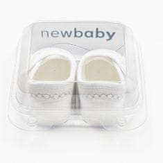 NEW BABY Dojčenské capačky biela 6-12 m Biela