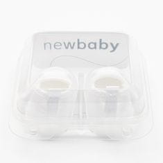 NEW BABY Dojčenské saténové capačky ku krstu 0-3 m 0-3 m Biela