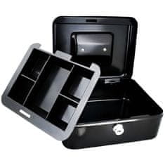 MG Money Box trezor na kľúč 20x16cm, čierny