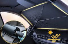 CoolCeny Skladacia slnečná clona – dáždnik - na čelné sklo automobilu
