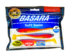LUCKY JOHN 3D Basara Soft Swim 5" farba PG11 - 4ks