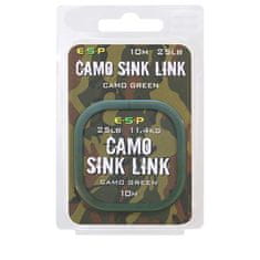 E.S.P ESP náväzcová šnúrka Camo Sink Link Green 25lb 10m