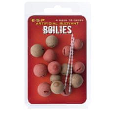 E.S.P ESP Buoyant Boilies Brown/Red Fishmeal