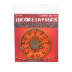 E.S.P ESP zarážky Leadcore Stop Beads Camo Brown