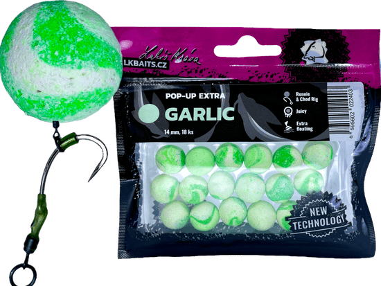 Lk Baits Pop-up Extra Garlic 14mm, 18ks