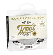LUCKY JOHN fluorocarbon Area Trout Game Pink Line 75m 0,161mm 1,76kg