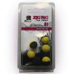 Lk Baits ZIG RIG Pop-Up 14 mm - Black/Yellow