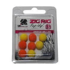 Lk Baits ZIG RIG Pop-Up 10 mm – Orange/Yellow