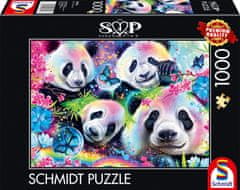 Schmidt Puzzle Neon: Pandy 1000 dielikov
