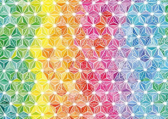 Schmidt Puzzle Farebné trojuholníčky 1000 dielikov