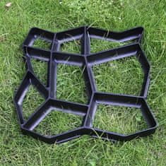 Vixson Tvarovacia dekoratívna plastová forma na betónovú dlažbu (1 ks, 36 x 36 cm) | PAVESHAPE