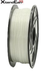 XtendLan PLA filament 1,75mm priehľadný biely/natural 1kg