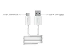 2-Power kábel USB-A TO USB-C, 1M