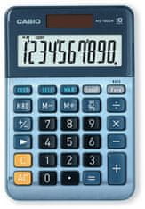 CASIO Stolová kalkulačka MS-100EM - modrá