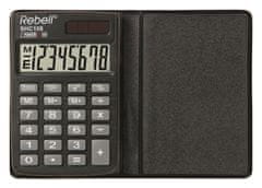 Rebell Vrecková kalkulačka RE-SHC108 BX - 8-miest, čierna