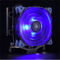 Aerocool Verkho 5 Dark CPU chladič Blue LED 120mm fan, univ. socket