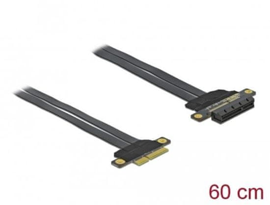 DELOCK Karta PCI Express Riser x4 na x4, s ohybným káblom dĺžky 60 cm
