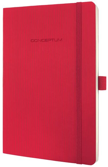 Sigel Záznamná kniha Conceptum - Softcover, A5, linajková, červená
