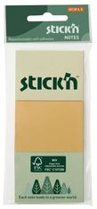 Stick'n by Samolepiaci bloček Stick'n by FSC - 38 x 51 mm, 3x100 lístkov, pastel mix