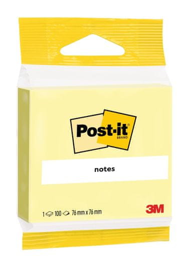 Post-It Samolepiaci bloček - 76 x 76 mm, kanárikovo žltý