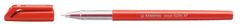 Stabilo Guľôčkové pero Excel 828 F - červená náplň, jednorazové, 0,3 mm