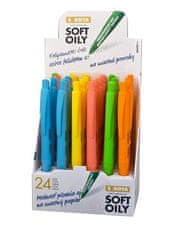 Guľôčkové pero Sakota Oily Neon, mix farieb