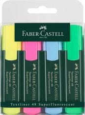 Faber-Castell Zvýrazňovač Textliner 1548 - sada 4 farieb