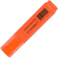 Q-Connect Zvýrazňovač, klinový hrot, oranžový