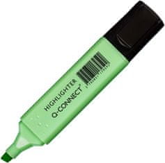Q-Connect Zvýrazňovač pastelový - zelený, 1-5,2 mm