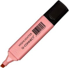 Q-Connect Zvýrazňovač pastelový - ružový, 1-5,2 mm