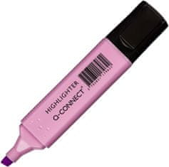 Q-Connect Zvýrazňovač pastelový - fialový, 1-5,2 mm