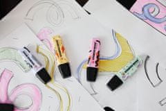 Zvýrazňovač STABILO BOSS ORIGINAL Pastel by Ju Schnee - sada 4 pastelových farieb