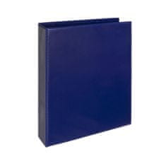 Karton P+P Prezentačný zakladač Kartón P+P - A4, štvorkrúžkový, chrbát 6,6 cm, D 50 mm, modrý