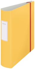 LEITZ Zakladač pákový Cosy 180 ° - A4, celoplastový, šírka chrbta 8,2 cm, žltý