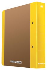 Donau 2-krúžkový zakladač Life - A4, 5 cm, neónový žltý, 1 ks