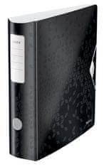 LEITZ Zakladač pákový WOW 180° - A4, celoplastový, šírka chrbta 8,2 cm, čierny