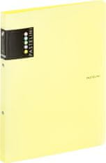 2-krúžkový šanón Pastelini - A4, šírka chrbta 2 cm, žltý