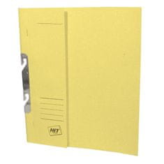 HIT Rýchloviazače Office - závesné, A4, papierové, žlté, 50 ks