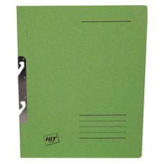 HIT Rýchloviazače Office - A4, papierové, závesné, zelené, 50 ks