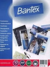 Bantex Prospektové obaly na fotografie 13 x 18 cm "U" závesné - A4, 80 mikrónov, 10 ks