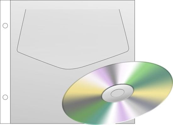 Karton P+P Kartón P+P Obaly transparentné na CD závesné, 10 ks
