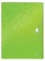 LEITZ Box na spisy WOW, 250 listov, zelený