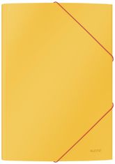 LEITZ Dosky s chlopňami a gumičkou Cosy - A4, kartónové, žlté, 1 ks